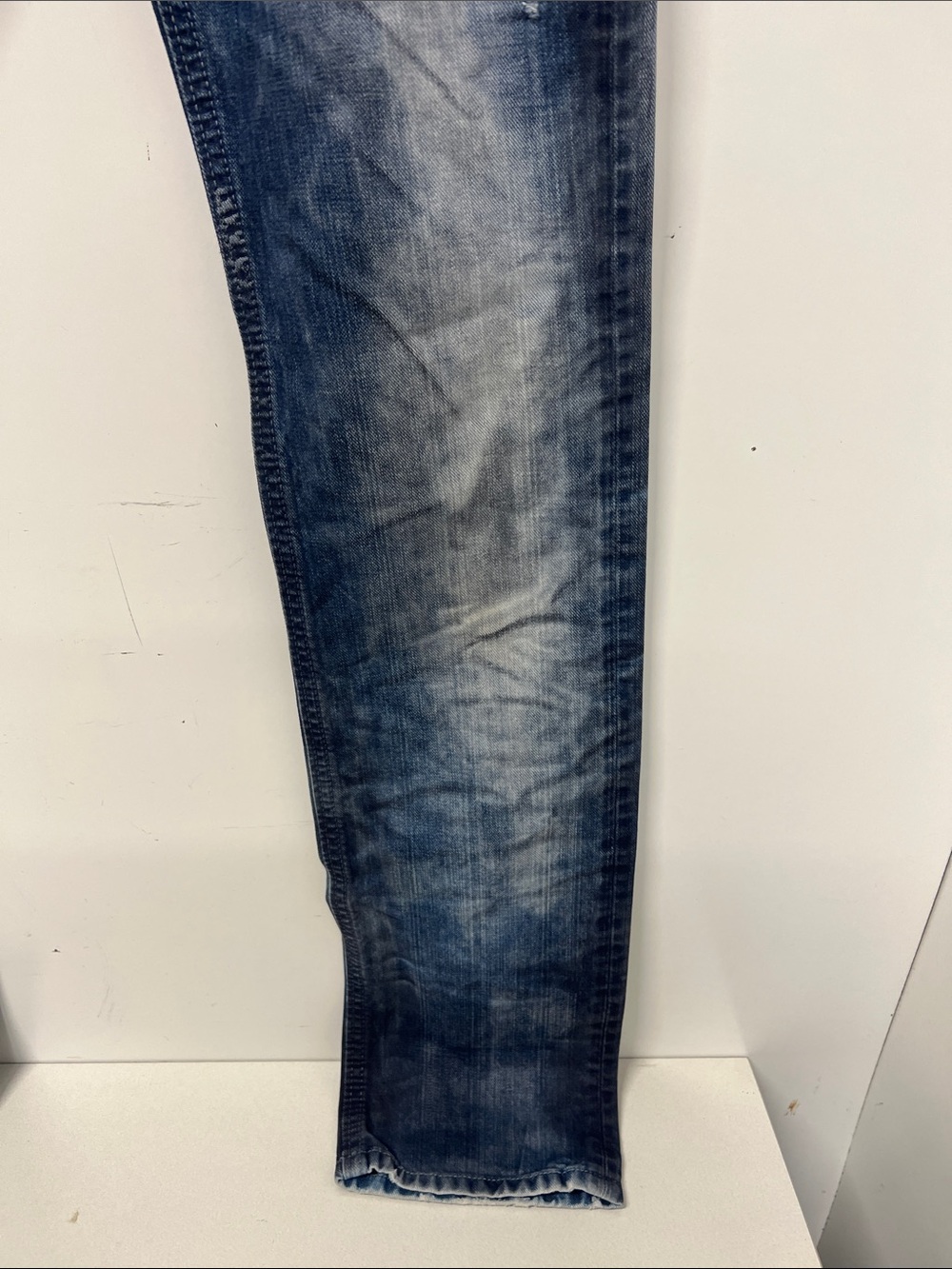 Diesel, Thavar Slim Skinny Distressed Jeans, 31 x 34 - Picture 4 of 16